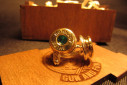 Запонки з гільз .45ACP або .50AE з дорогоцінними каменями