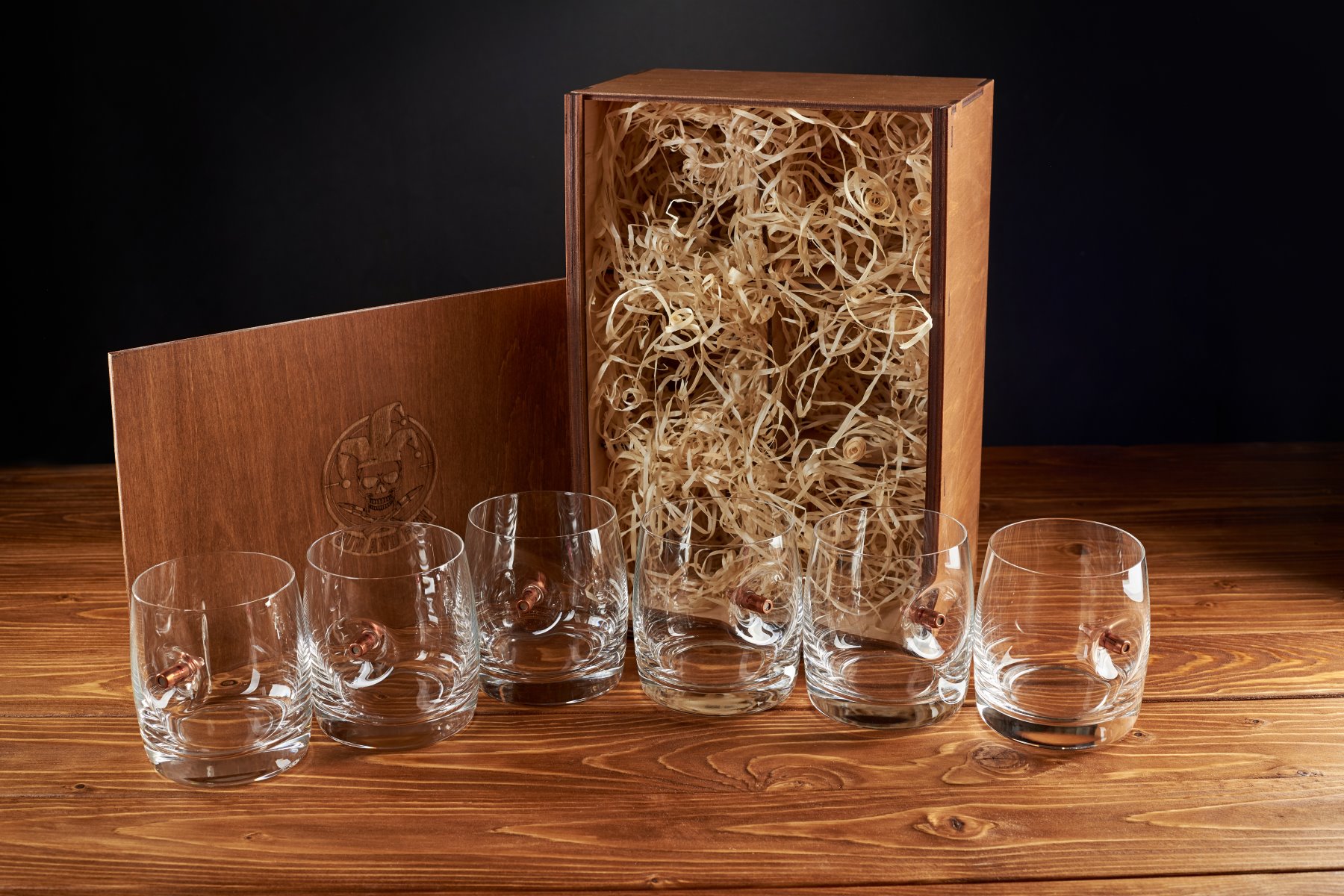 Product picture 10 of 'набір склянок для віскі з богемського скла'