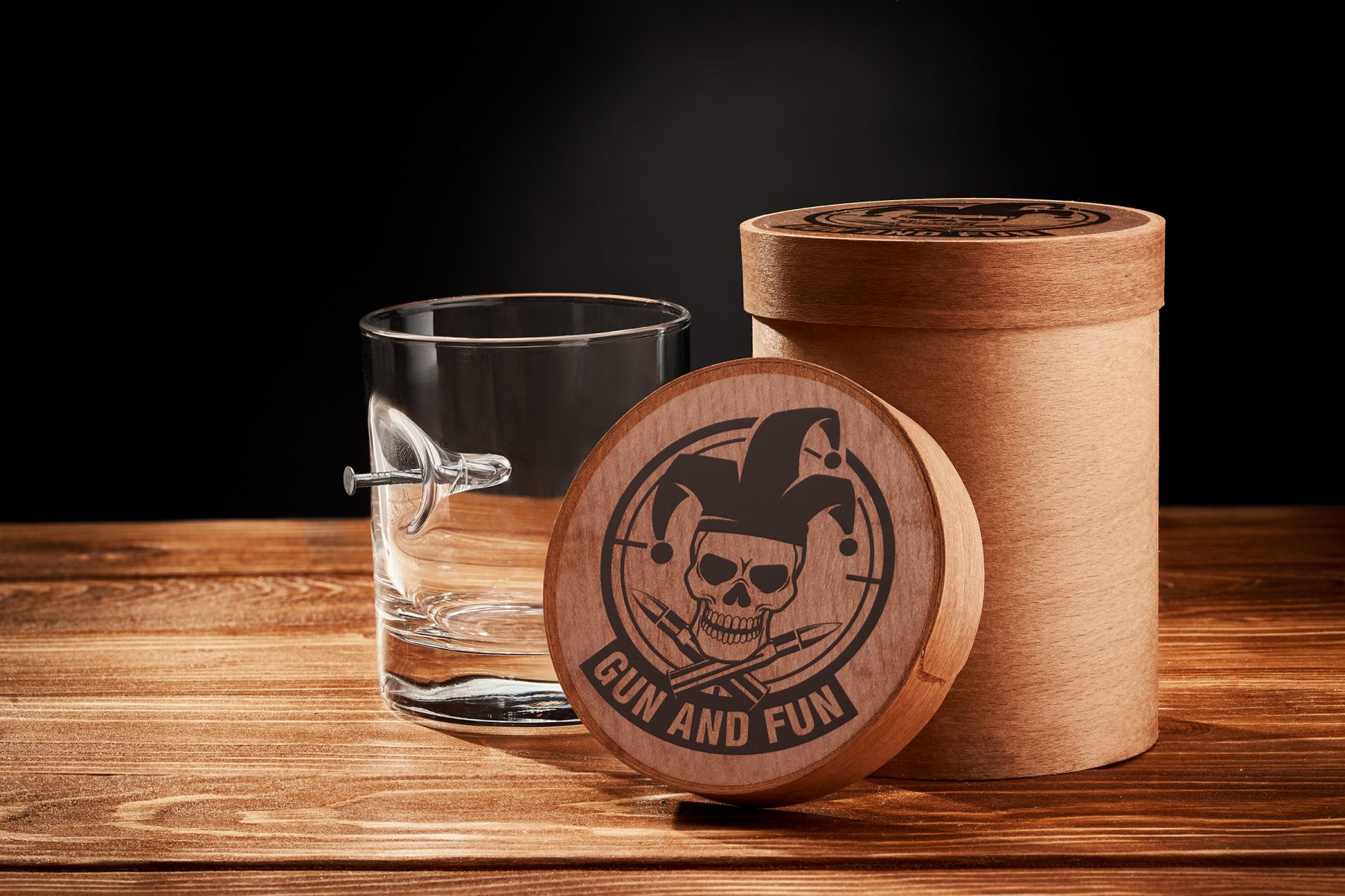 Product picture 5 of 'стакан для віскі з гвіздком в деревяному тубусі'
