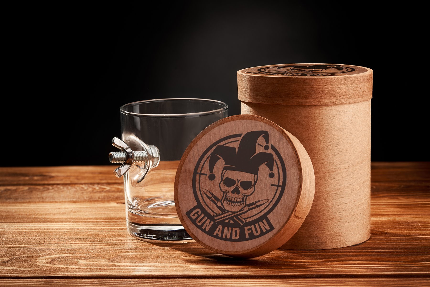 Product picture 6 of 'стакан для віскі "спінер" в деревяному тубусі'