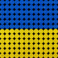 прапор України з гільз 9х19