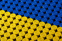 прапор України з гільз 9х19
